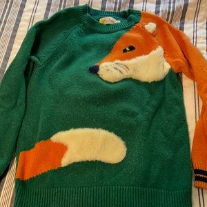 Mini Boden fox sweater